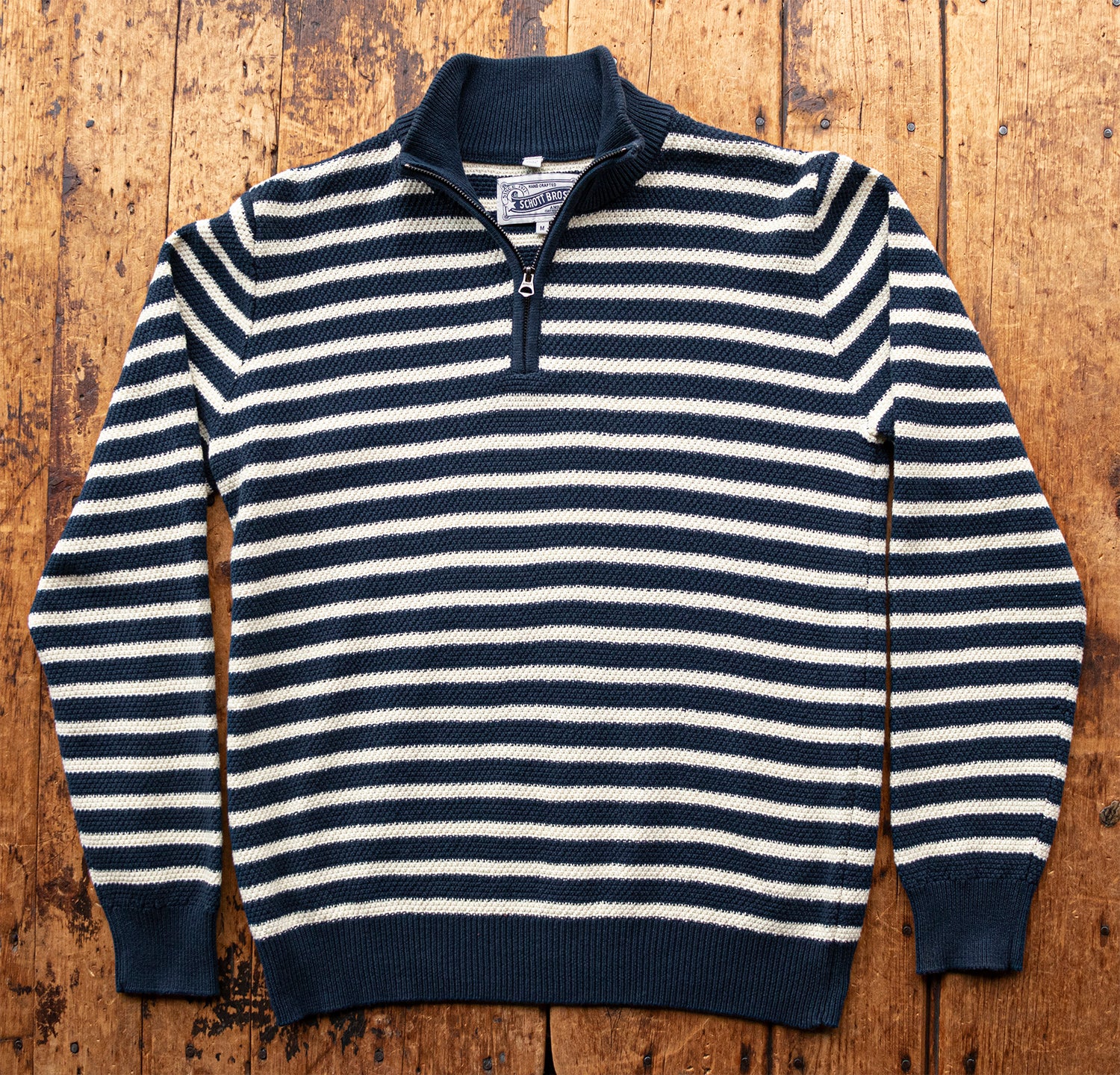 SW2303 - Striped Waffle Weave – Schott N.Y.C.