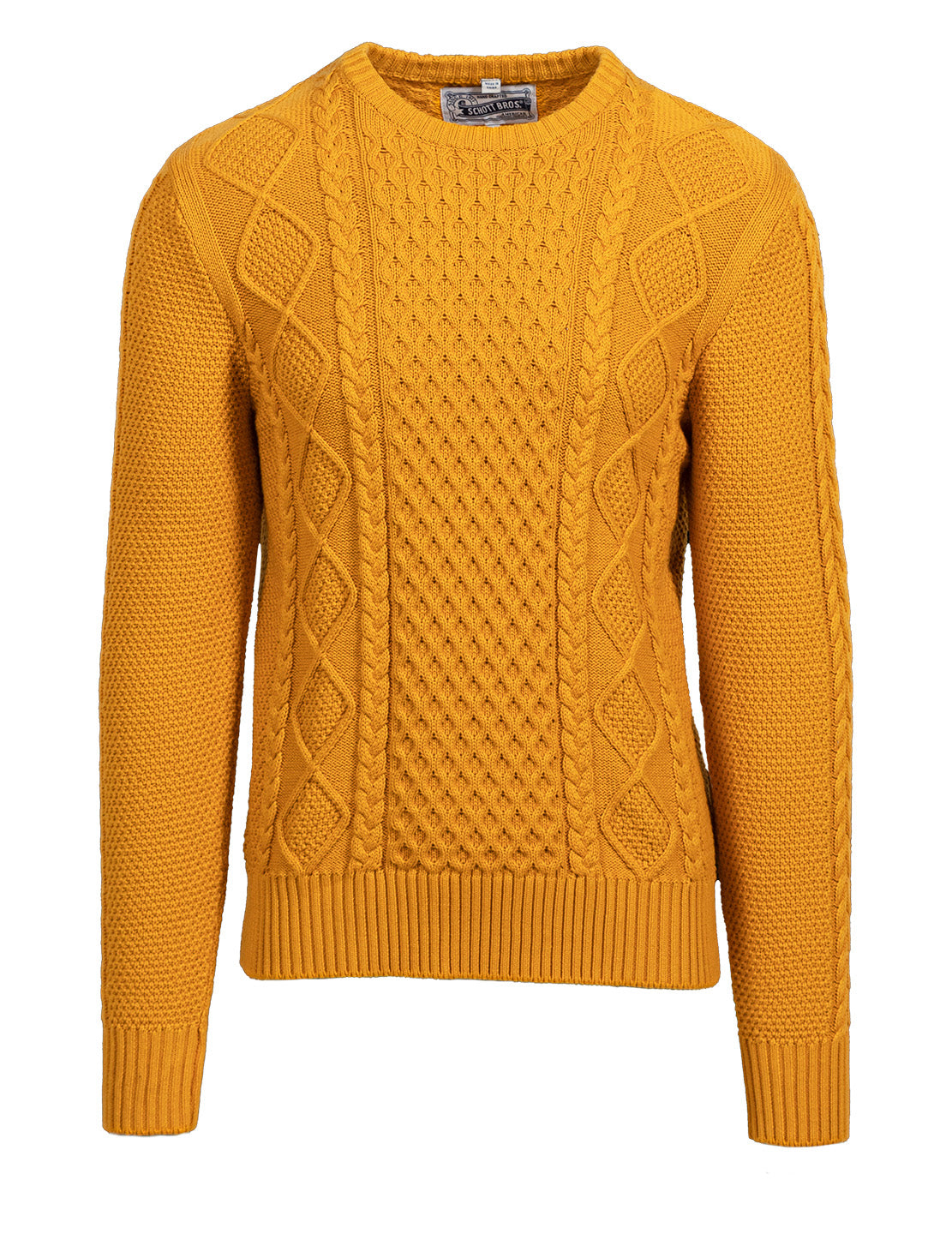 SW2305 - Cotton Cableknit Sweater – Schott N.Y.C.