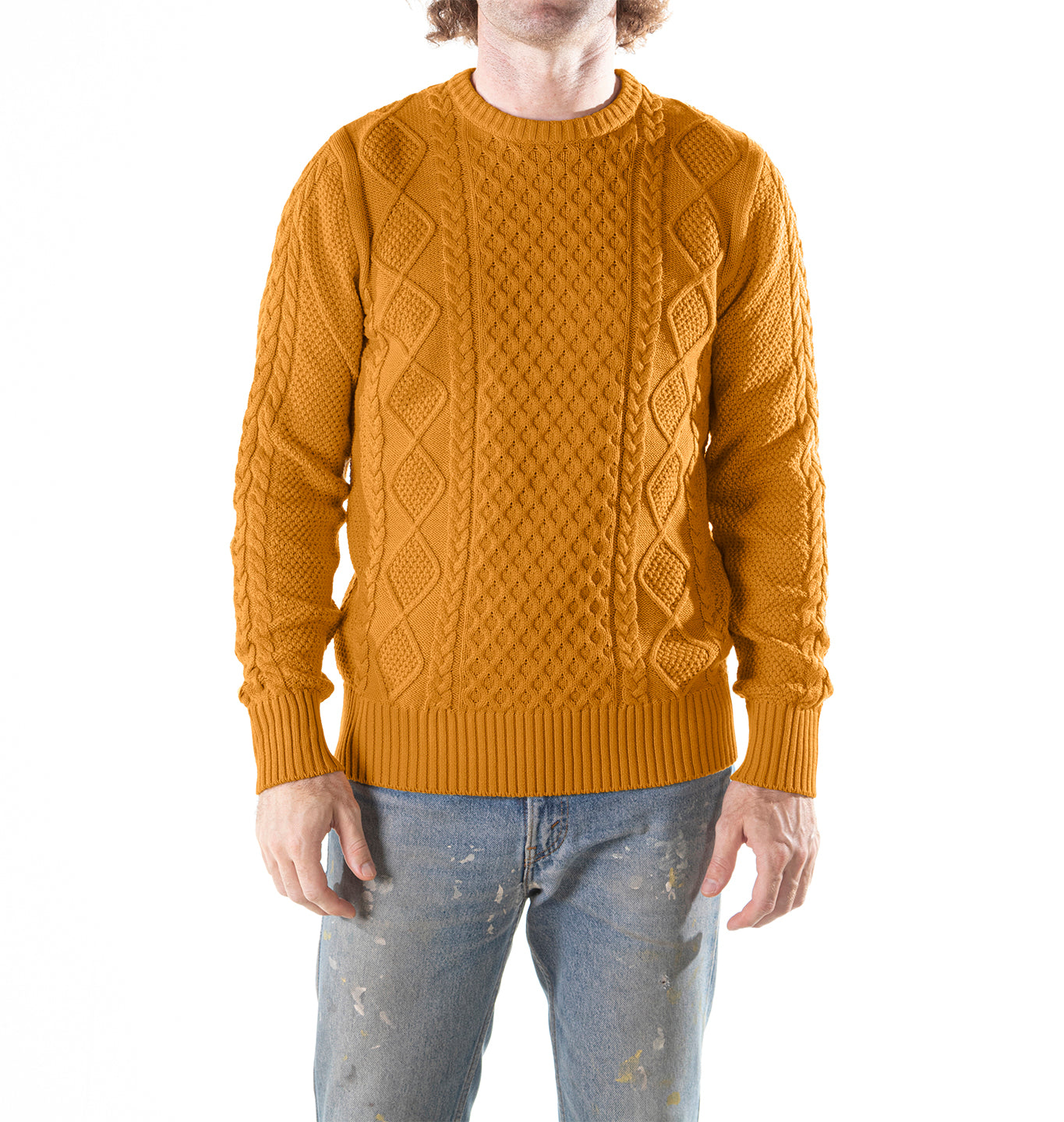 SW2305 - Cotton Cableknit Sweater – Schott N.Y.C.
