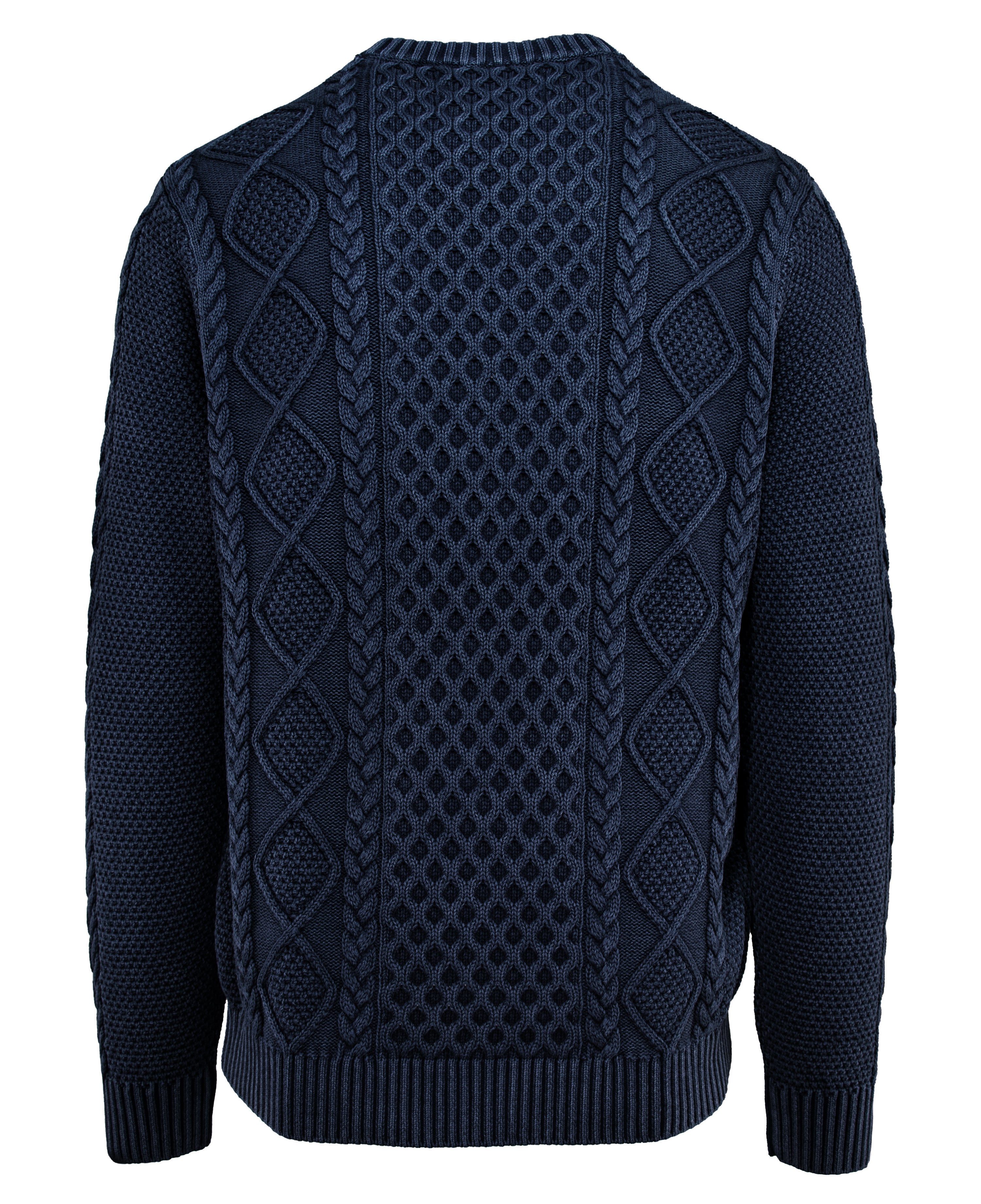 SW2415 - Stonewashed Cotton Cable Knit Sweater – Schott N.Y.C.