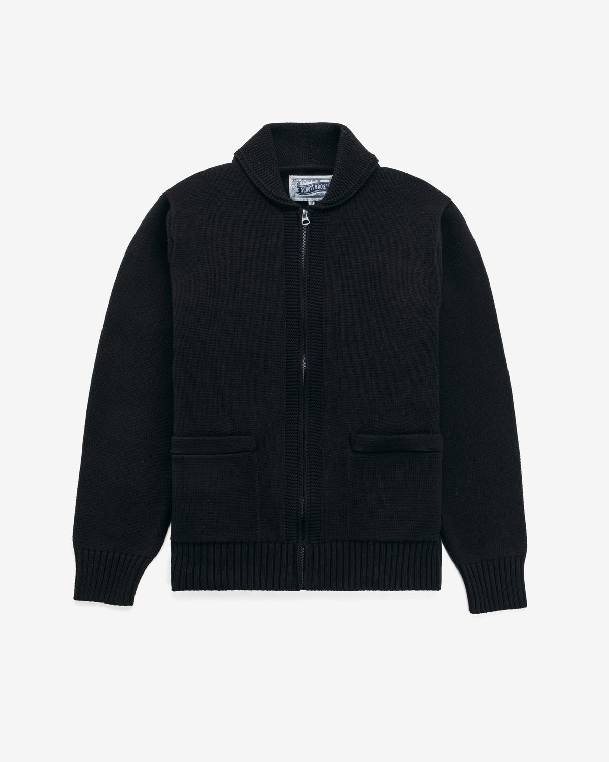 SW2507 - Zip Front Sweater – Schott N.Y.C