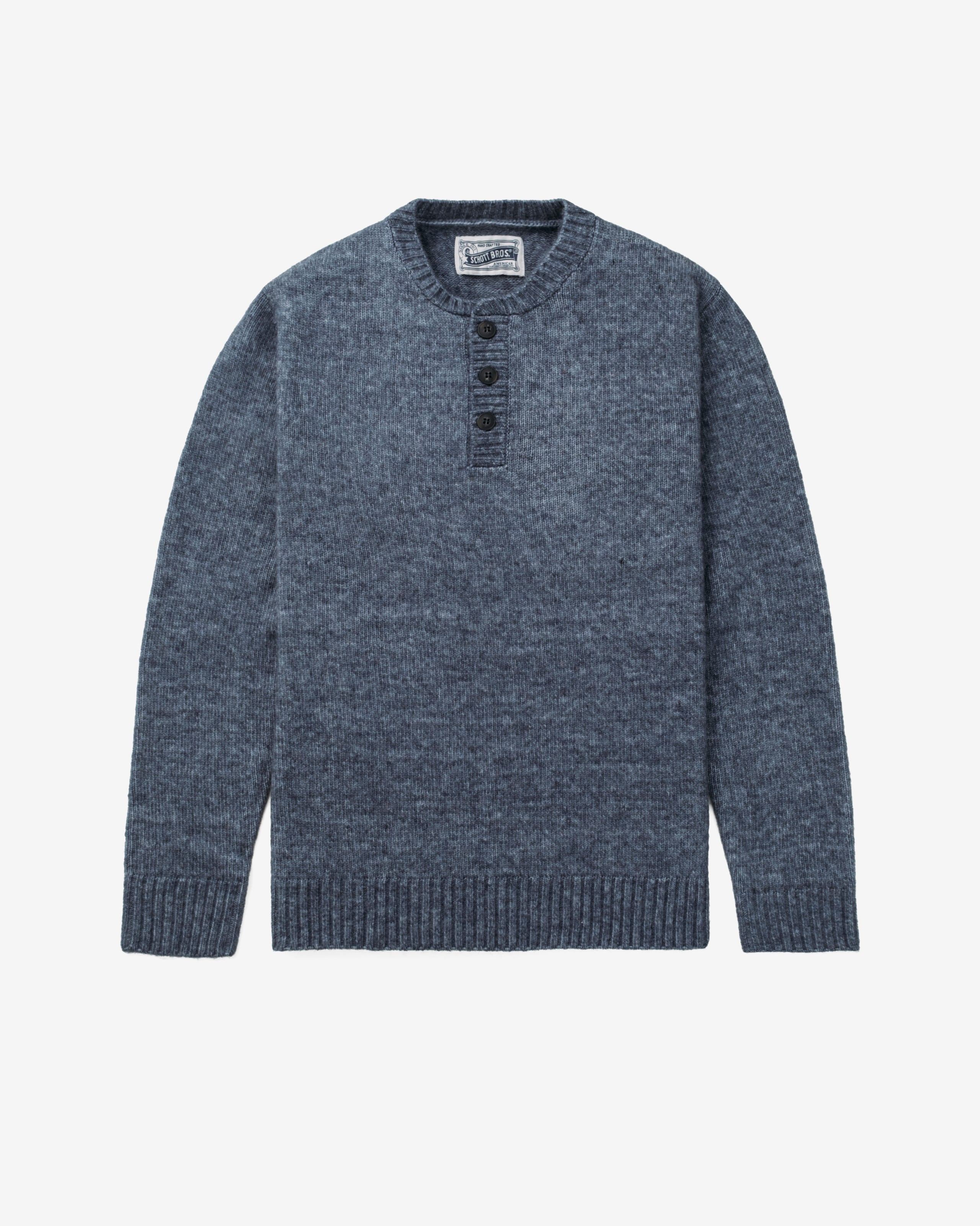 SW2541 - Tri-Blend Henley Sweater – Schott N.Y.C.