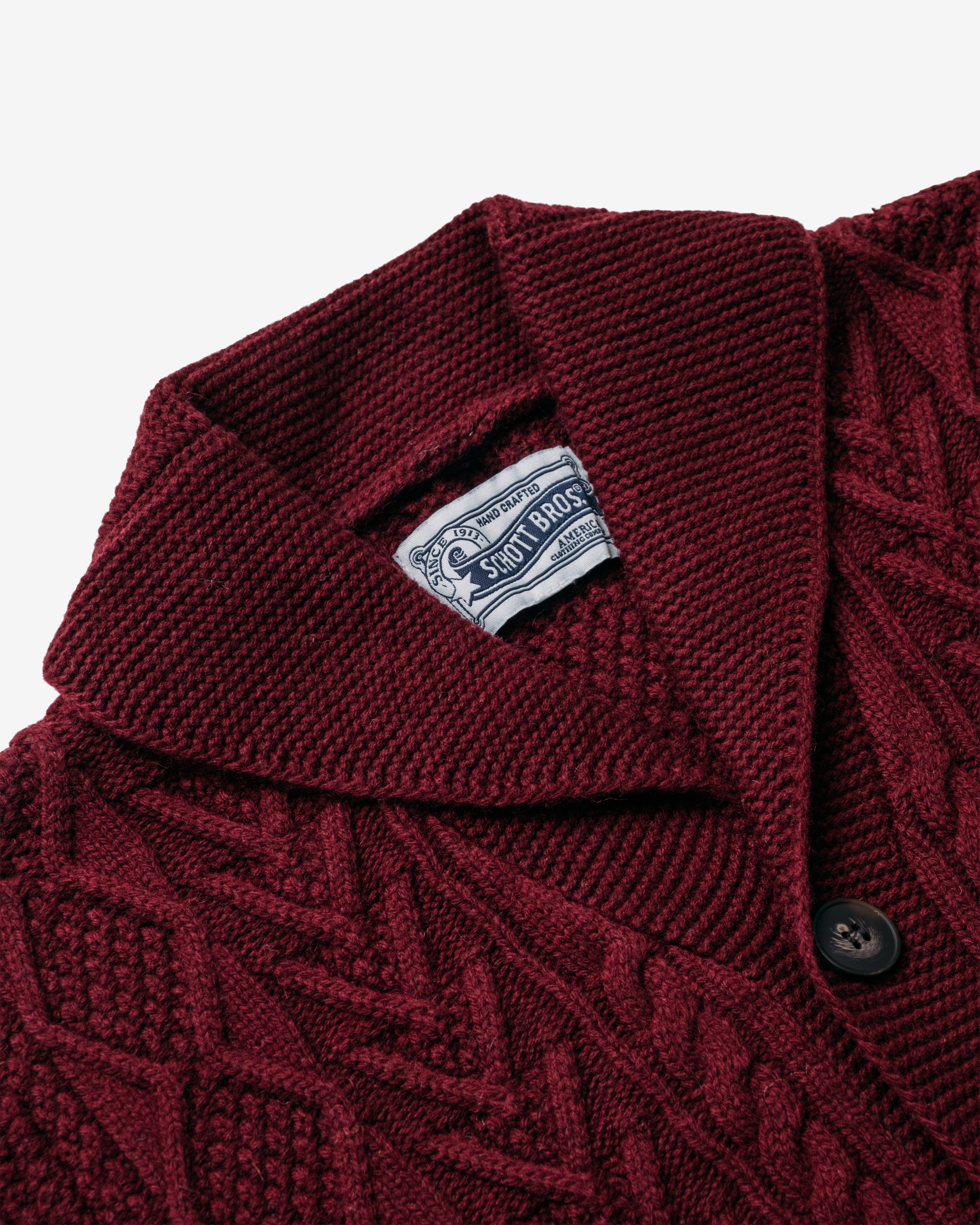 SW2561 - Cable Knit Cardigan – Schott N.Y.C.