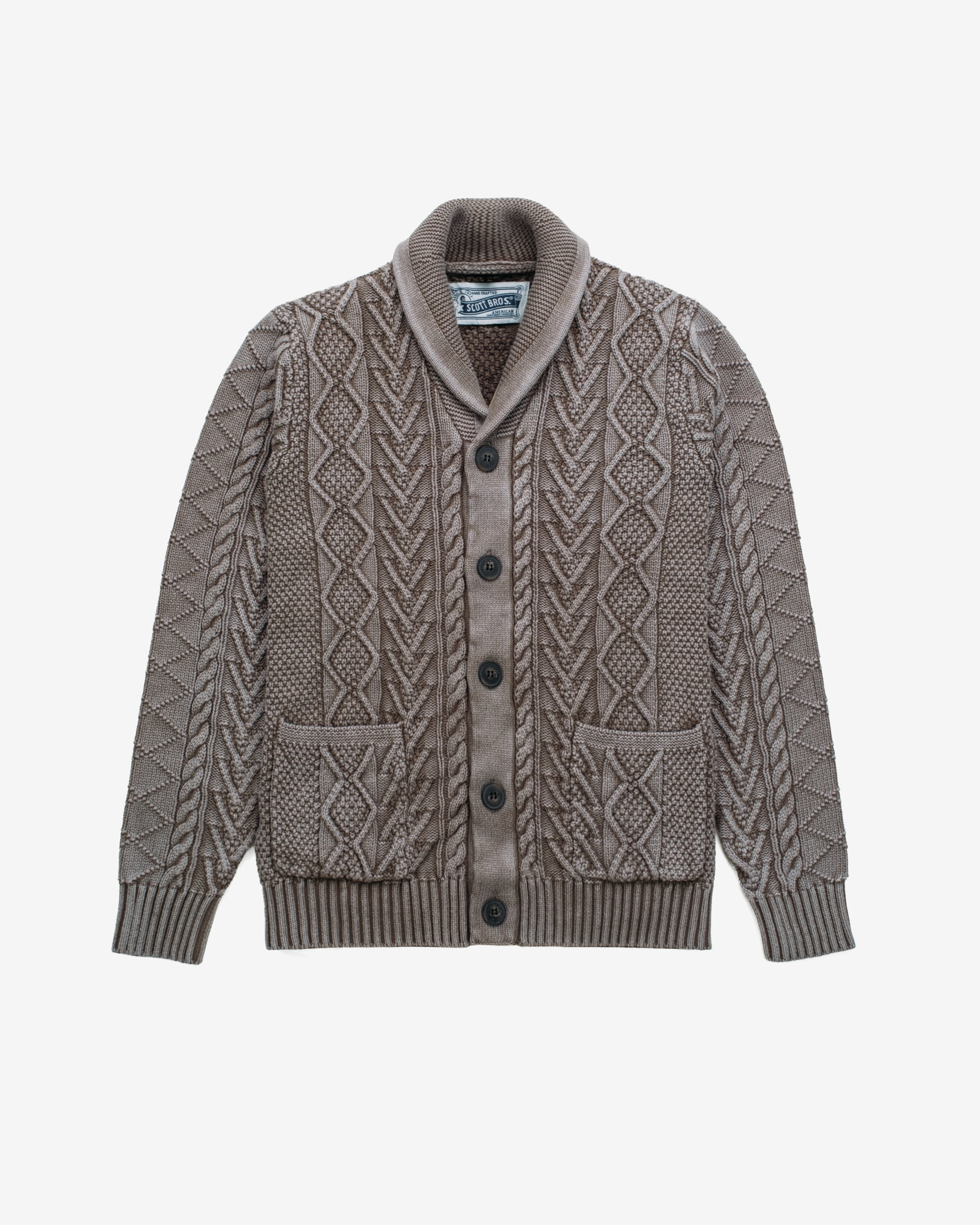 SW2606 - Cable Knit Cardigan – Schott N.Y.C.