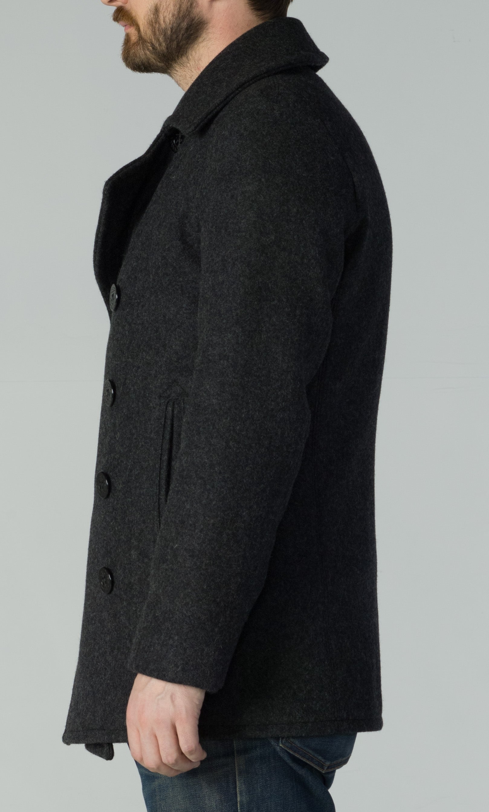 751 - Slim Fit Peacoat – Schott N.Y.C.