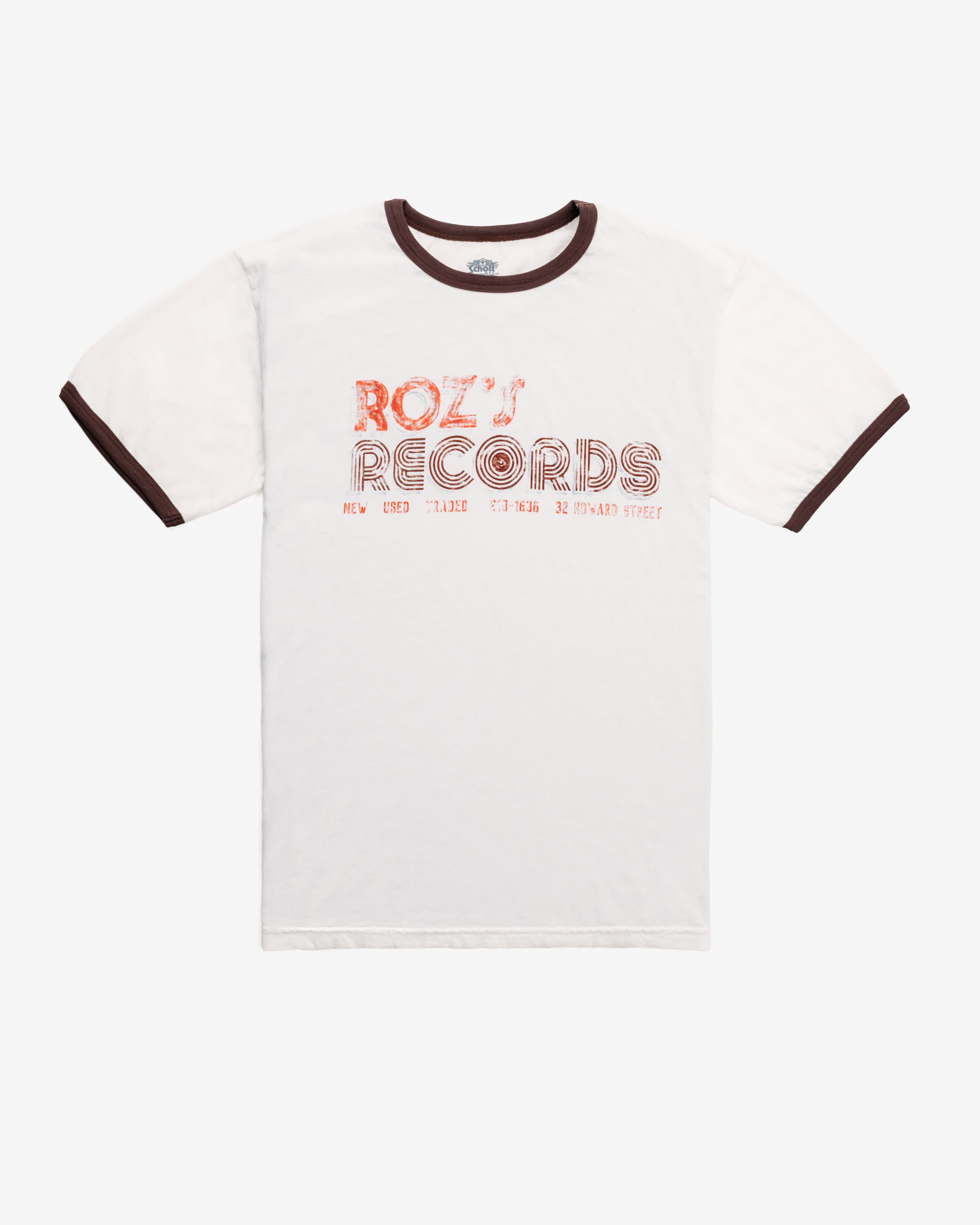 TREC1 | 'Roz's Records' Lightweight T-Shirt – Schott N.Y.C.