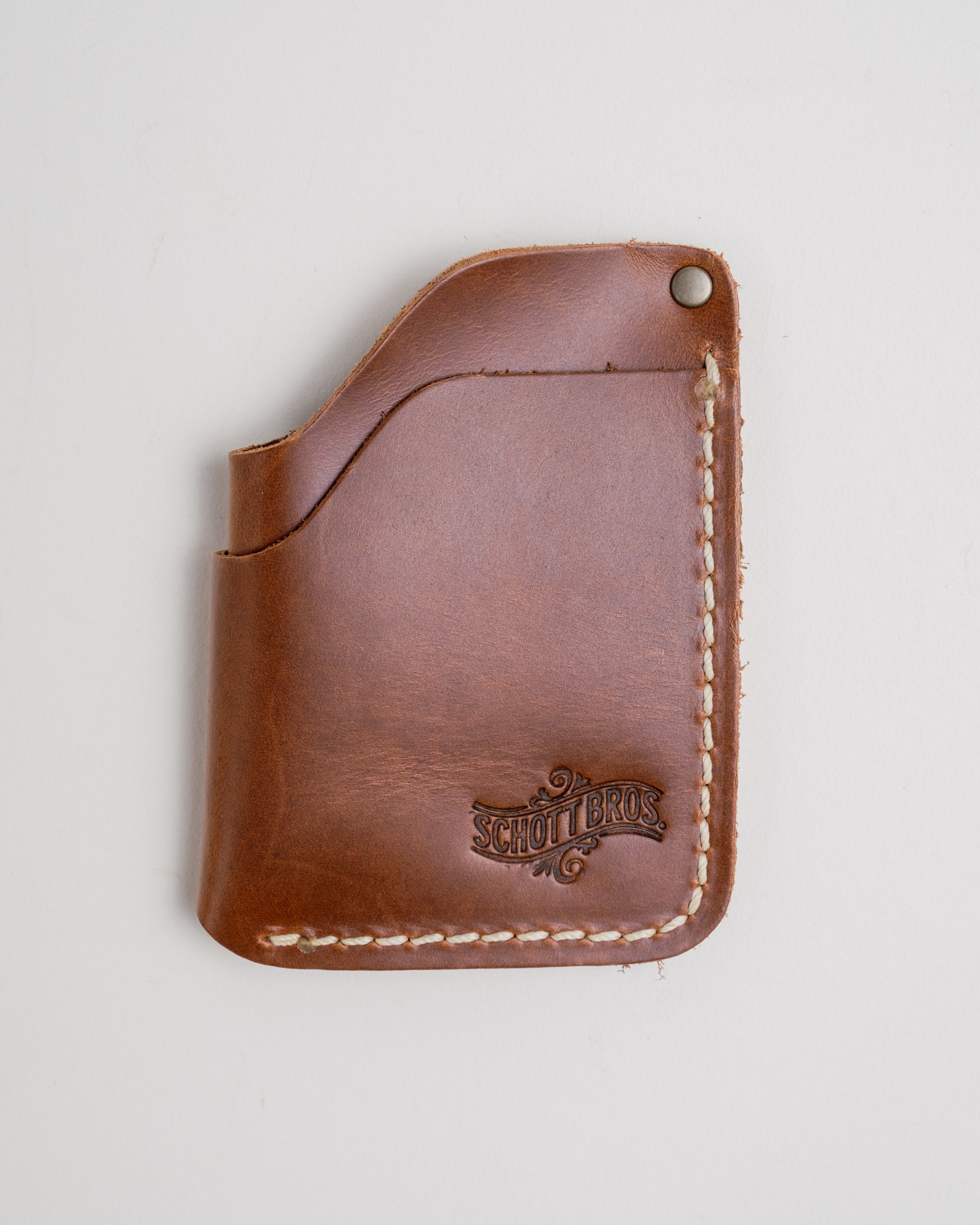 WLT3 - Three Pocket Hand Stitched Cardholder – Schott N.Y.C.